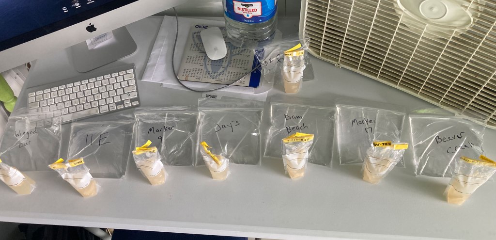 E-Coli Testing of all 7 sites