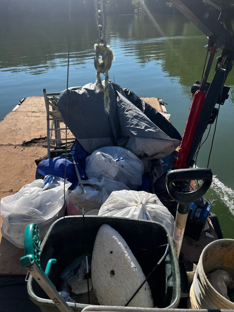 Labor Day Weekend Campsite trash